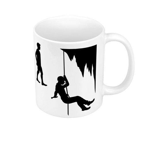 Tasse Céramique Mug Histoire de l'humanité - Evolution Flute