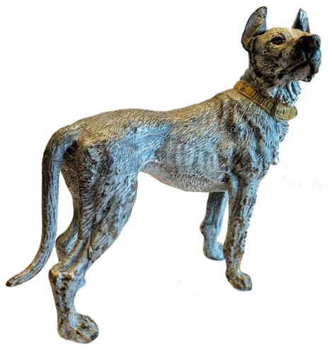Vienna Bronze Sculpture of Great Dane, XX Century - Picture 3 of 6