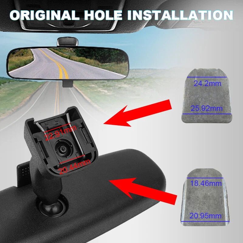 Espejo retrovisor interior para Toyota Corolla Camry RAV4 87810-52041 Foto 4 de 4