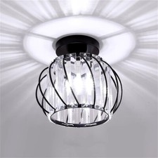 Modern Crystal Ceiling Light Pendant Light Chandelier LED Lamp Bedroom Hallway
