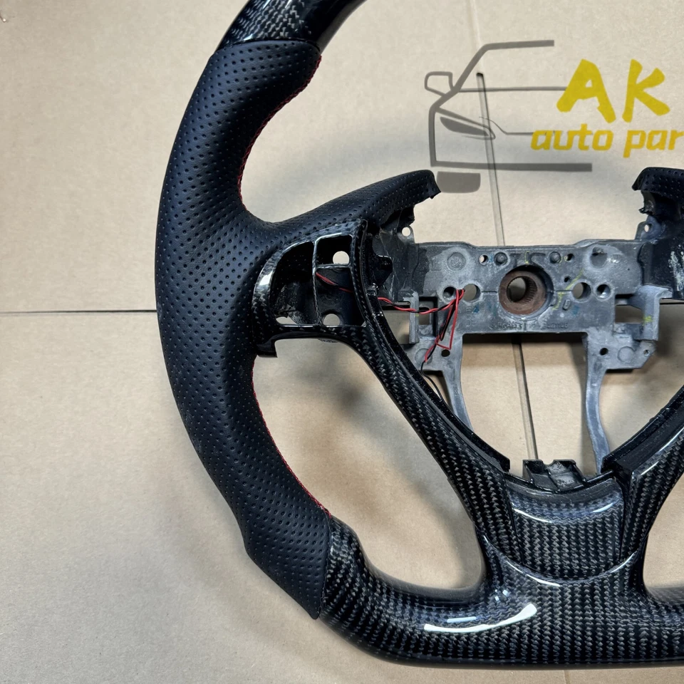 Real LED Carbon Sports Fiber Steering Wheel fit For Acura TL ILX ZDX 2009-2022 - Image 3 of 4