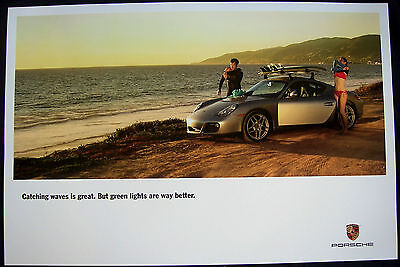 2010 Porsche 911 Turbo S Cabriolet Showroom Advertising Poster RARE Awesome L@@K 2010 Porsche 911 Turbo S Cabriolet Showroom Advertising Poster RARE Awesome L@@K