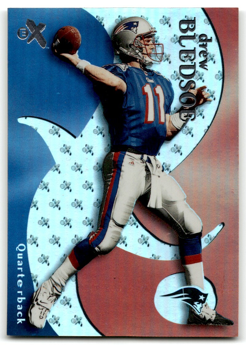 2000 FLEER E-X DREW BLEDSOE NEW ENGLAND PATRIOTS #81