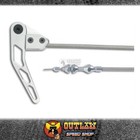 <!--F#f_0-->LOKAR STAINLESS HOOD RELEASE CABLE KIT RH BRAIDED S/S BRUSHED - LK-HR1100HT-RH<!--F/-->