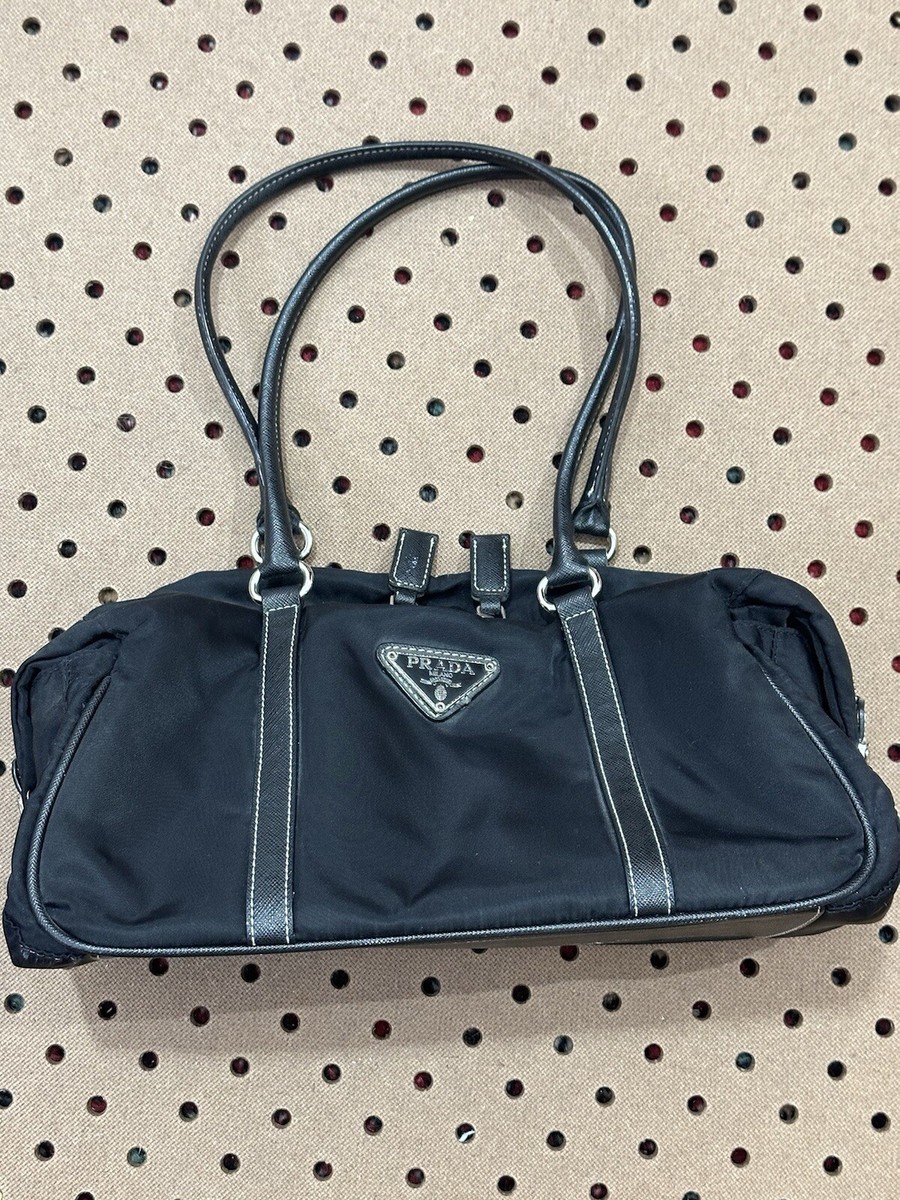 Vintage PRADA Double Handle, Double Zipper, Double buckle Vintage PRADA Double Handle, Double Zipper, Double buckle