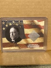 William H Taft 2020 Presidential Archive Relic PA-WT