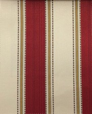 Polsterstoff Möbelstoff Bezugstoff Höpke Stoff Flachgewebe gestreift Rot NEU!