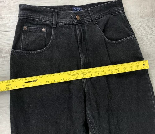 Structure Jeans Black Vintage Blue Original Outdoor Relaxed USA Men Size 32 x 32 - Picture 10 of 12