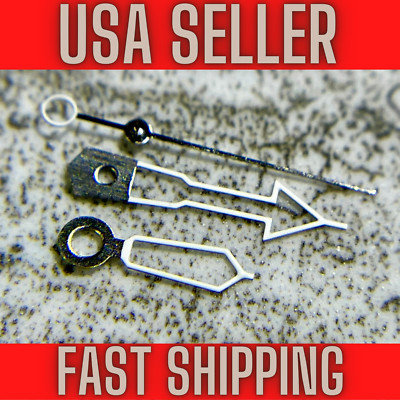 Silver ''SKX SKELETON'' Hands For Seiko NH35,NH36,7s26,7s36 SKX007.Green Luminous 