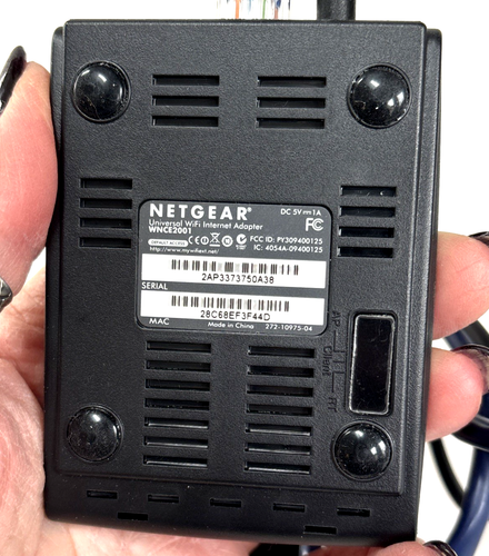 NetGear WNCE2001 Wireless Adapter WITH USB & ETHERNET CABLES - Photo 5/5