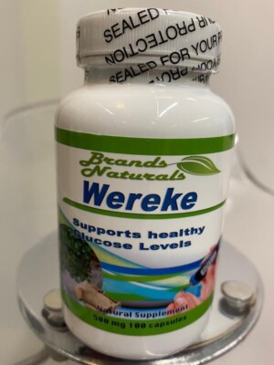 New Brands Naturals Wereke Apoya el nivel de glucosa saludable 500mg 100 Caps 