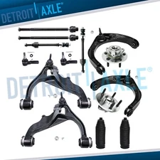 4WD 14pc Front Upper Lower Control Arm Wheel Hub for 2006 - 2008 Ram 1500 5 Lug