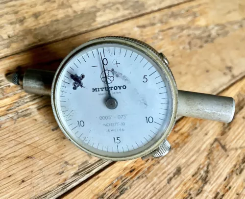 Mitutoyo 1571-10 Dial Indicator, .0005” Graduation .075"