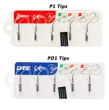 Woodpecker DTE Dental Ultrasonic Scaler Tips for SATELEC EMS Handpiece 5PCS