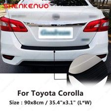 For Toyota Corolla 2003-2008 Rear Bumper Protector Gard Trim Rubber Cover Us 1pc