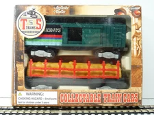 T&S Trains: Log Carrier & Box Car, C&C Railways 