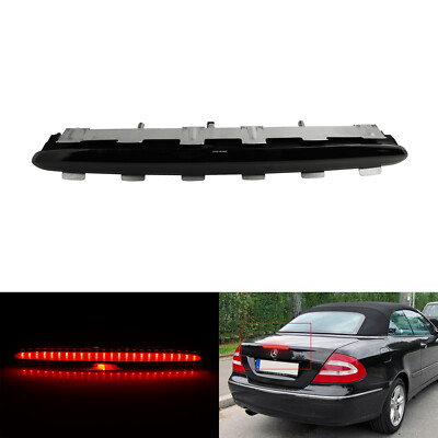 Für Mercedes-Benz CLK W209 C209 A209 02-09 Zusätz- 3.Bremsleuchte Schwarz Linse