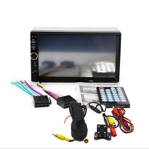 Car Radio Audio Stereo 2 Din MP5 Player Support 7" Bluetooth Touch Screen Camera - Picture 2 of 12