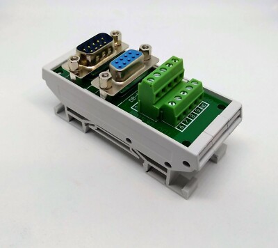 New DB9 D Sub Din Rail Mount Breakout Industrial Serial CNC