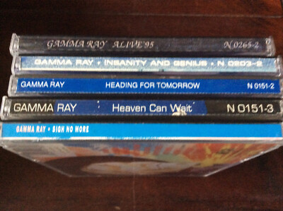 Gamma Ray [5 CD Alben]Insanity Genius Heading For Tomorrow Heaven Can Wait Alive
