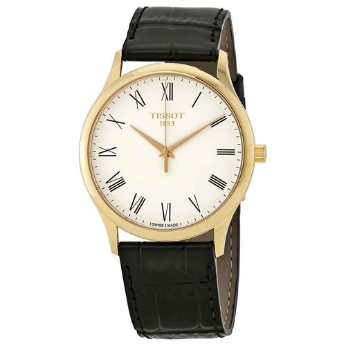 Tissot Excellence Silver Dial 18kt Yellow Gold Men's Watch T926.410.16.013.00