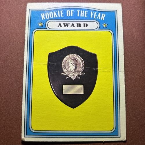 1972 Topps #625 Rookie des Jahres Award