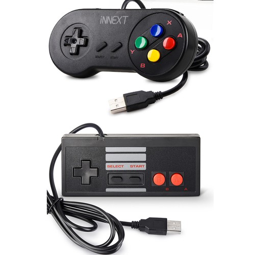 2 PIEZAS Controlador Clásico Retro USB SNES & NES para Raspberry Pi 3/4 PC Win MAC OS - Imagen 22 de 24