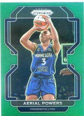 2022 Panini Prizm WNBA AERIAL POWERS #29 GREEN PRIZM LYNX