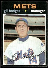 1971 Topps #183 Gil Hodges New York Mets