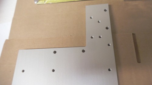 Aluminum L shaped plate or bracket, 9" x 6-7/8" x .375" thick - Picture 4 of 8