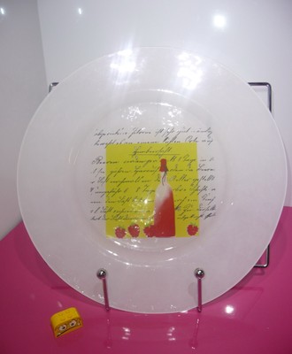Dibbern Platzteller  Glas  Ø ca. 34 cm Obstteller Servierplatte  - unbenutzt -