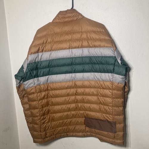 Patagonia Down Sweater Jacket Men’s XL Ran Green Silver Down Puffer *READ FLAWED - Picture 4 of 14