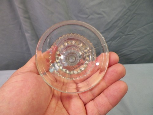 Indiana Kings Crown Ruby Stained Flashed Glass Compote Footed Candy Dish - Picture 5 of 7