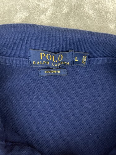Polo Ralph Lauren Polo Shirt Mens Size Large Blue PRL MCMLXVII Patch 5 Logo - Picture 6 of 15