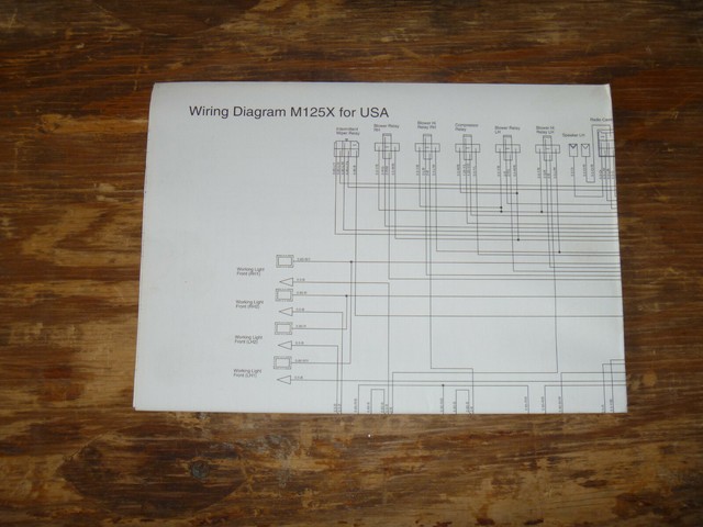 Kubota M125X For USA Tractor Electrical Wiring Diagram Manual | eBay