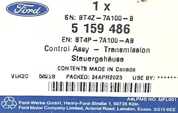 GENUINE FORD GM 6F55 6 SPEED AUTOMATIC TRANSMISSION GEARBOX VALVE BODY 5159486 - Image 4 of 4