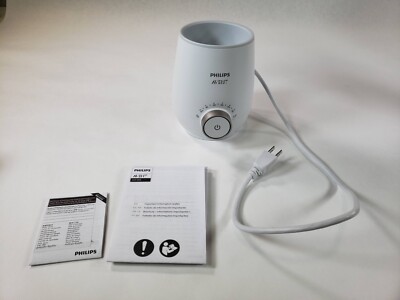 Philips AVENT Fast Baby Bottle Warmer SCF358/00 Smart Temp Control Auto Shut Off