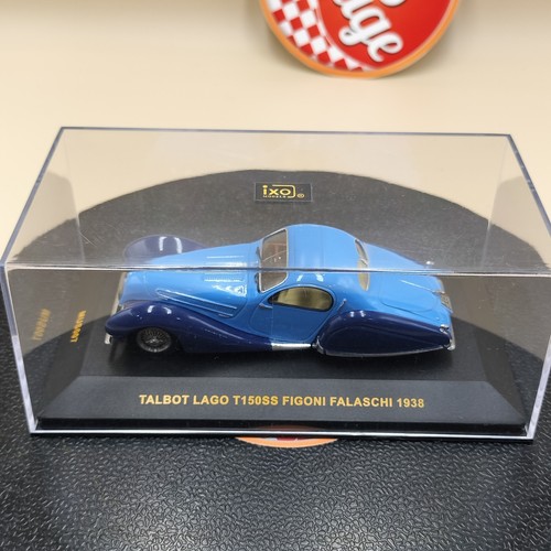 ixo Museum 1/43 Talbot Lago T150SS Figoni Falaschi 1938 Blue MUS007 - Picture 9 of 14