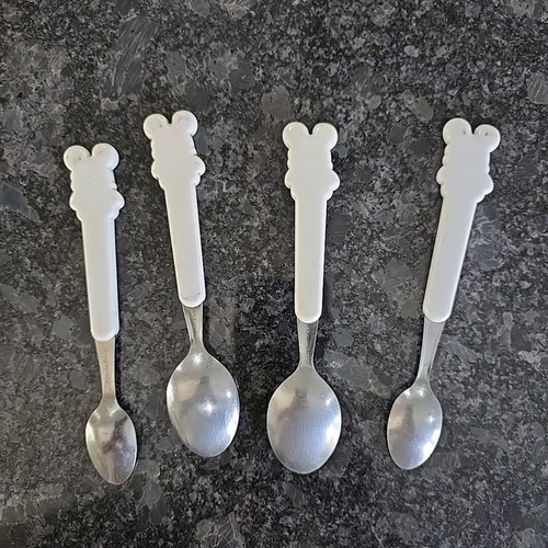 Vtg Baby Childs Spoon Mixed Lot Mickey Mouse Walt Disney 4 Total - Picture 17 of 17