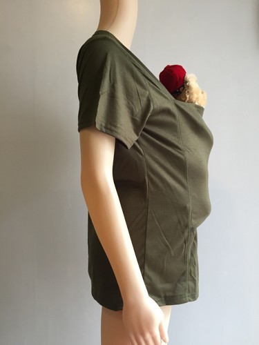 Men Women Clothes Kangaroo Dad Mum Baby Carrier Infant T-shirt Vest Brood  Pouch | eBay