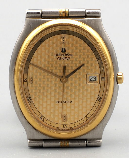 Vintage Universal Geneva Watch 18 Karat EP Swiss Made 3 ATU Runs