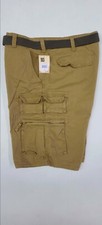Men Cargo Shorts Belt Included size 42 SOFT TOUCH