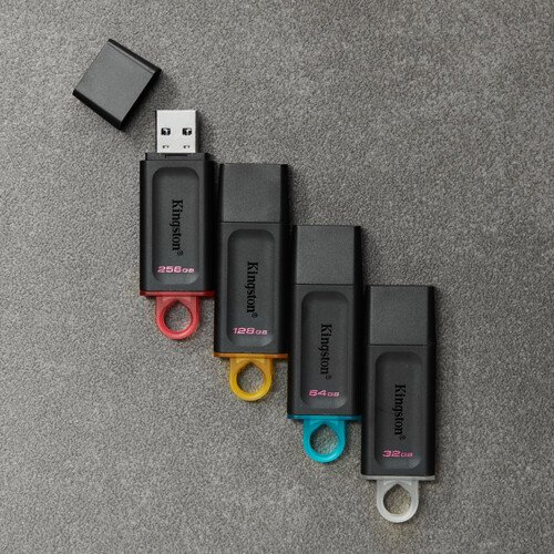 KINGSTON DT X EXODIA DATA THUMB USB 3.0 3.1 KEY DRIVE 256GB 128GB 64GB 32GB LOT - Picture 3 of 9