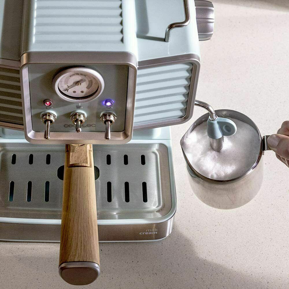 Cecotec Power Espresso 20 Tradizionale Cafetera Express para Espressos y  Cappuccinos con Vaporizador Orientable - Gris | Compra online en eBay