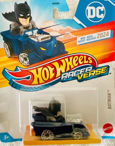 Hot Wheels Racer Verse Bat Man DC Comics HKB86 - Picture 1 of 2