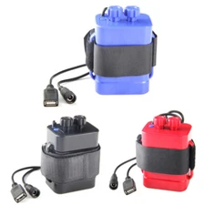 Battery Pack Case For Bicycle Bike Lamp Battery Holder 8.4V 6x 18650 TD