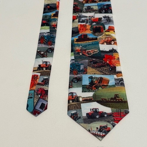Case IH Tie Tractors Farming Machinery Collage Eye Catching Custom Made in USA - Picture 21 of 24
