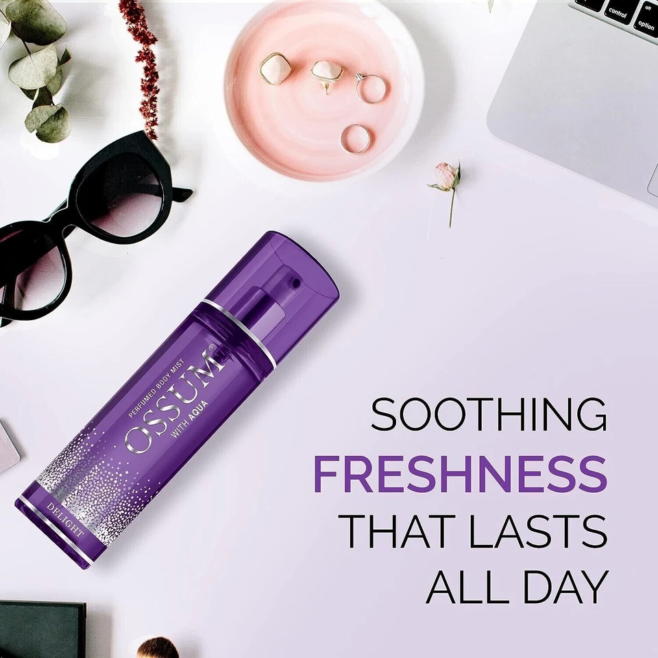 Ossum Delight Perfume Vaporizador Corporal con Fragancia Aqua de Larga Duración para Mujer 115 ml Foto 3 de 4