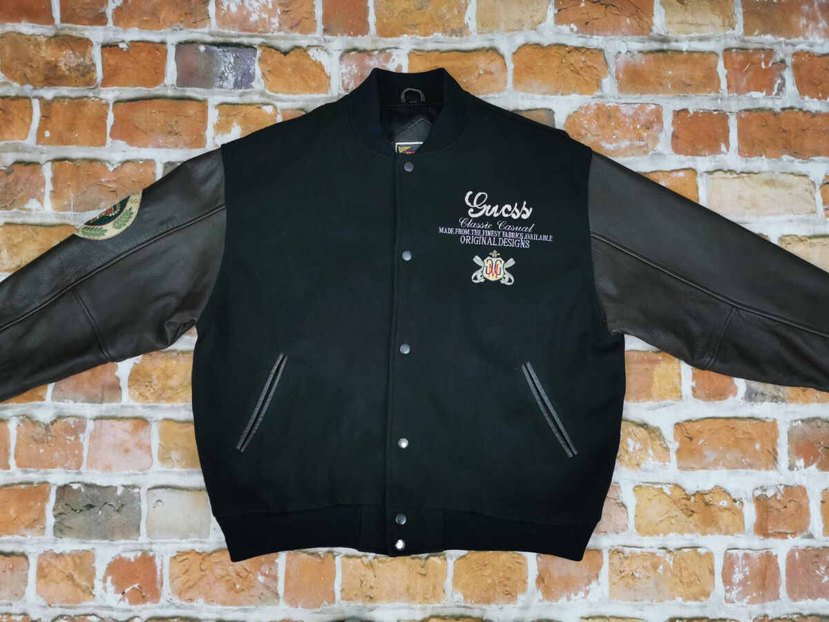 Guess USA Club College Jacket Campus Activities Varsity Guess USA Club College Jacket Campus Activities Varsity