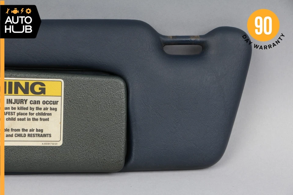 Parasol lateral izquierdo 90-02 Mercede R129 SL500 500SL SL320 azul OEM Foto 2 de 4